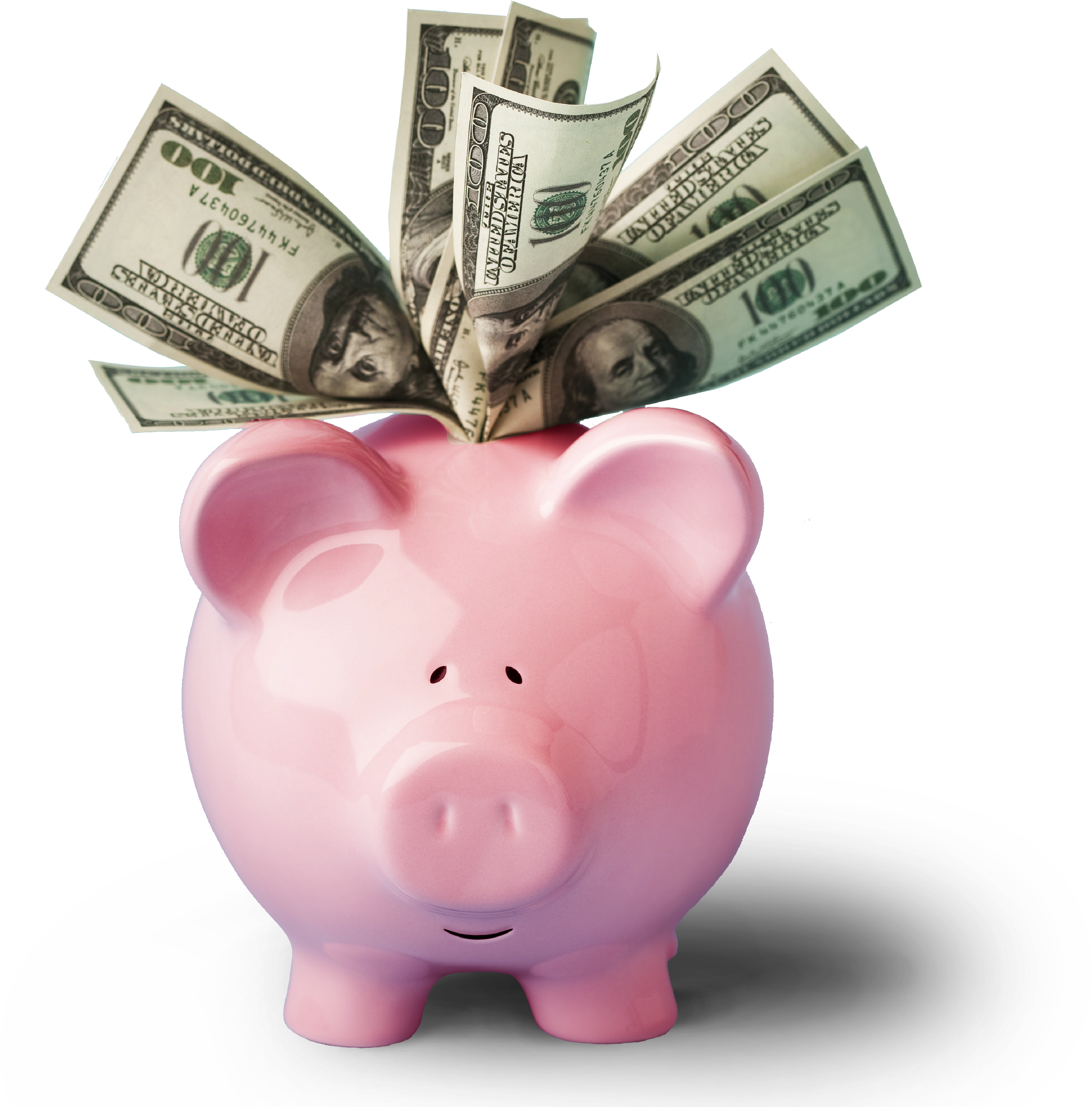 Piggy Bank Vector Png (4672x3744), Png Download