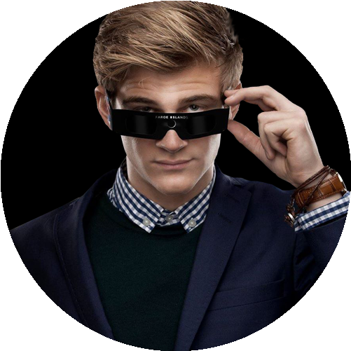 Circle V=1488393777 - Gentleman (600x600), Png Download