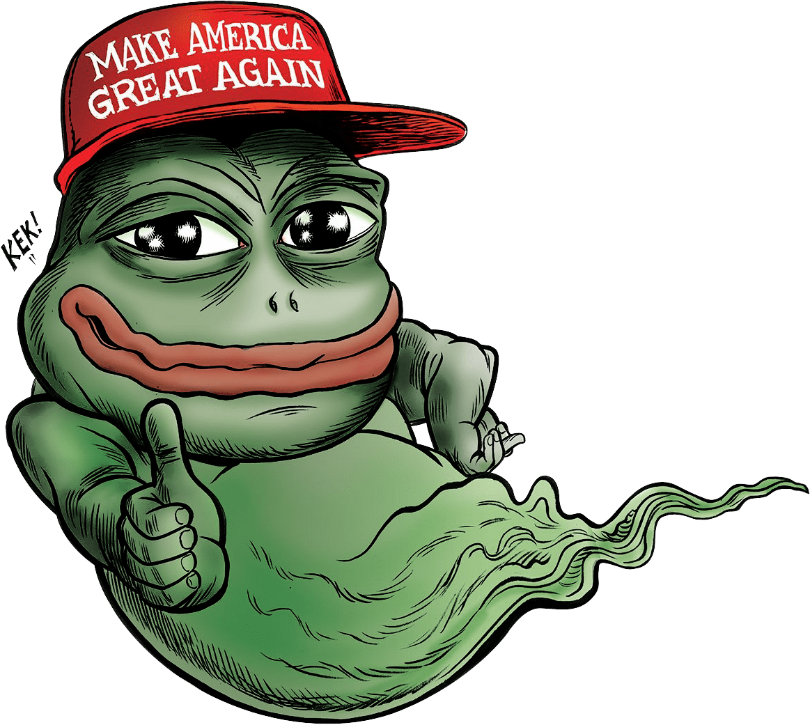 Smug Pepe Benjamin - Make America Great Again Bad (1215x1095), Png Download