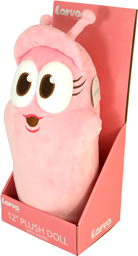 Pinklarva 12platform - Stuffed Toy (486x864), Png Download