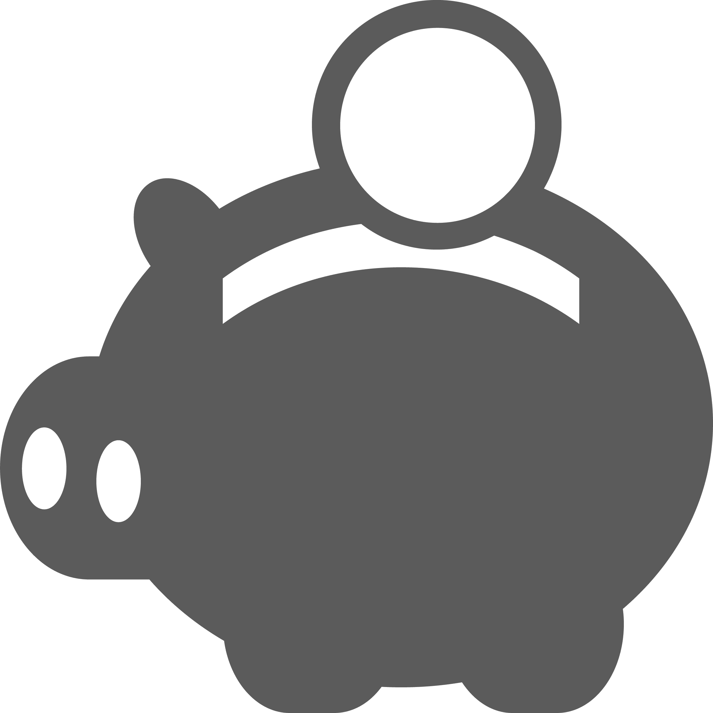 Piggy Bank - « (2471x2471), Png Download