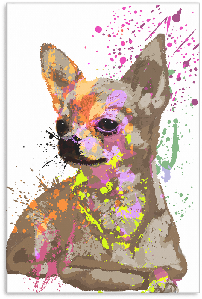 Chihuahua Canvas P25 - Chihuahua (1024x1024), Png Download