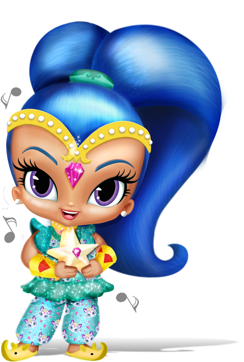 Shinesleeping Plushwith Star - Cartoon (1000x1500), Png Download