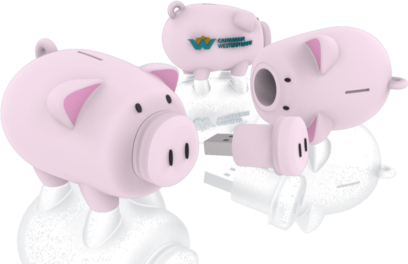 Piggy Bank - 2214 - Baby Toys (1000x623), Png Download
