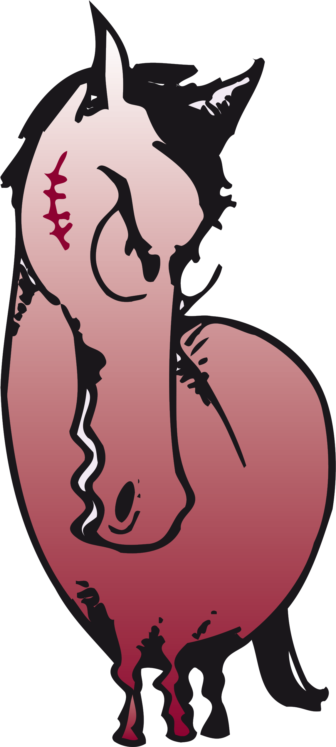 The Menacing Gaze, The Mocking Sneer Printed On The - Illustration (1466x2596), Png Download