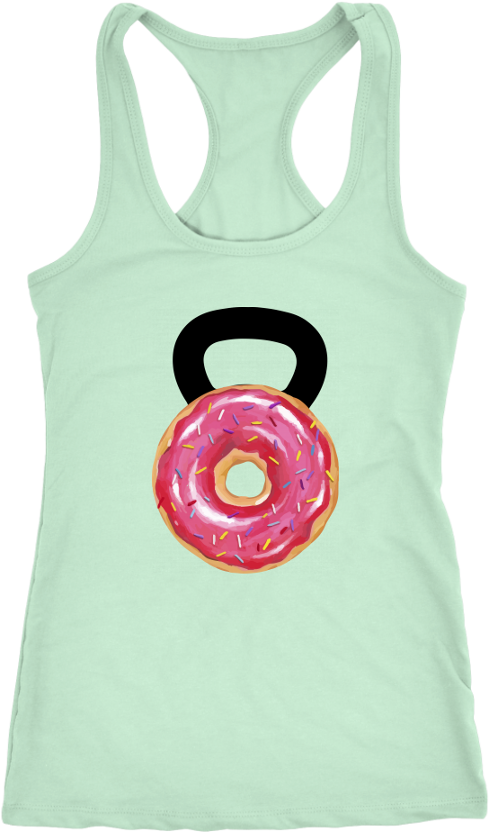 Kettlebell Donut Tanks - Kettlebell (1024x1024), Png Download