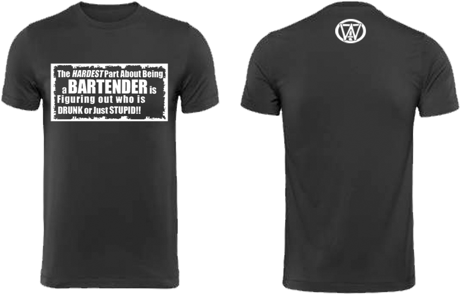 Image Of Bartender - T-shirt (1000x1000), Png Download