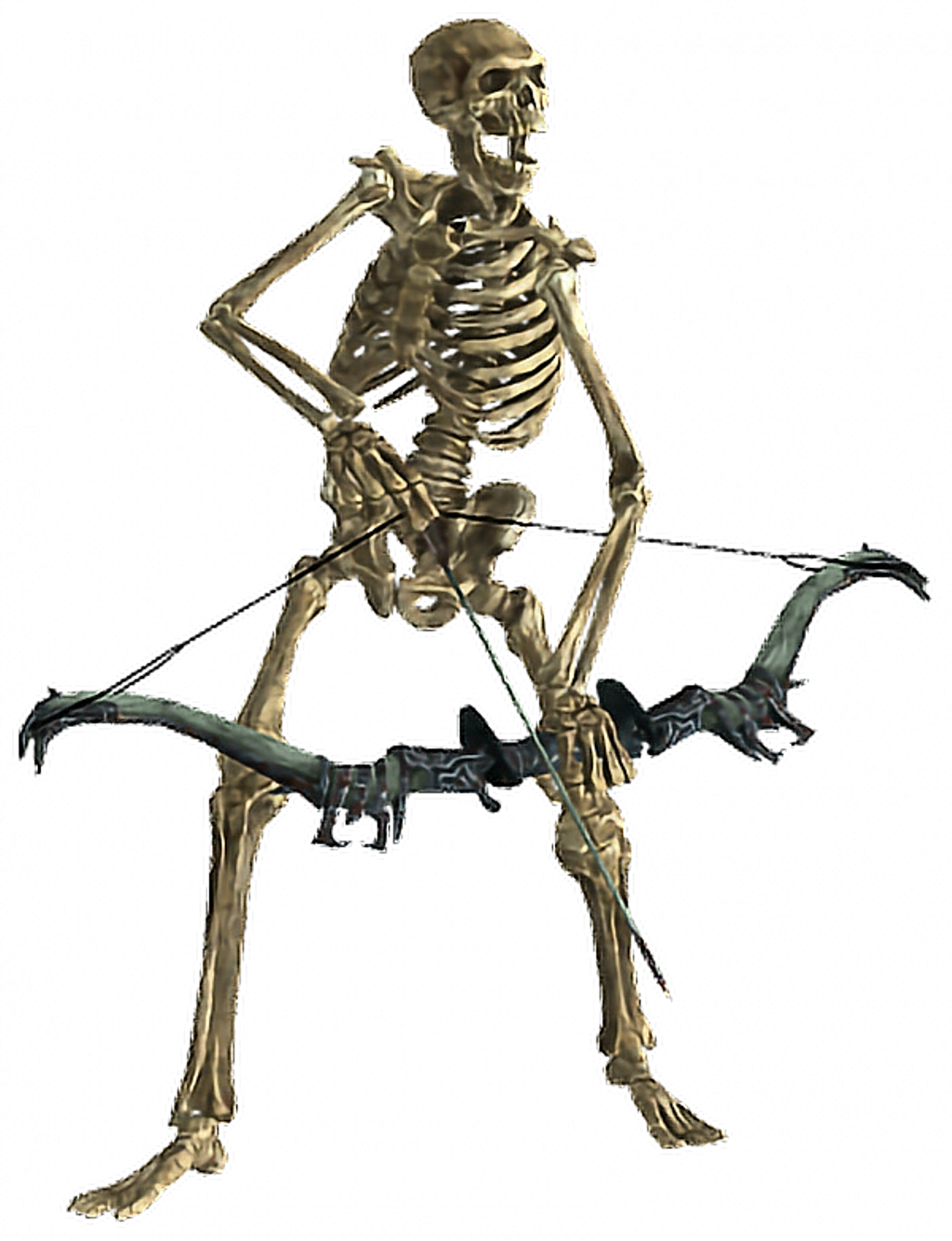 #skeleton #archer - Skyrim Skeleton Png (1024x1335), Png Download