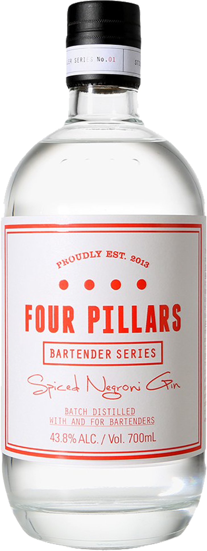Details About Four Pillars Bartender Series Spiced - Four Pillars Negroni Gin (1600x2000), Png Download