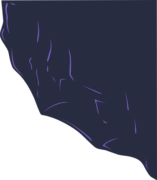 Cave Purple Png (522x599), Png Download