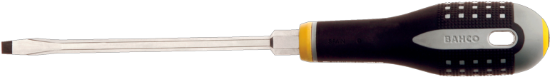 Bahco Screwdriver Ergo Range Square Shank Flat Tip - Bradawl (800x600), Png Download