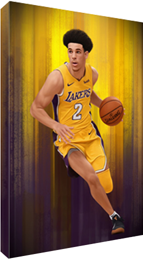 NBA Los Angeles Lakers - Lonzo Ball 17 14.725 x 22.375 Poster, by Trends  International