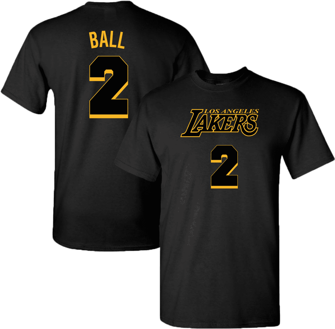 Men's Los Angeles Lakers Lonzo Ball 2018 City Edition - Number (1200x1262), Png Download