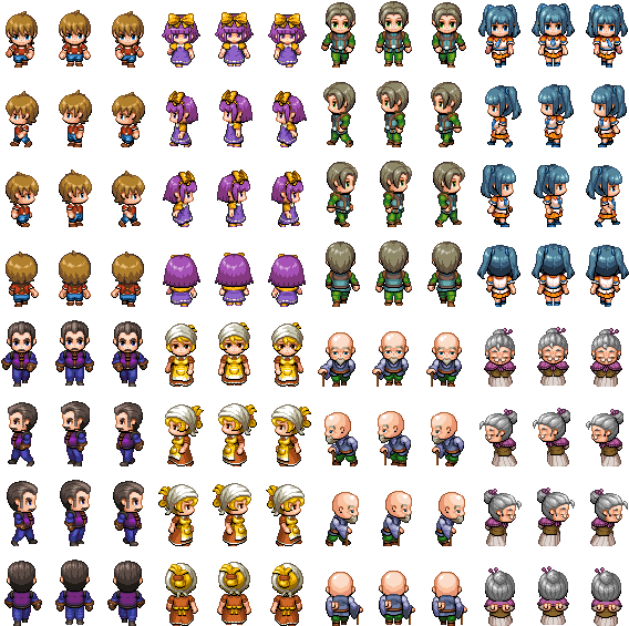 Share - Soldier Sprite Rpg (576x576), Png Download