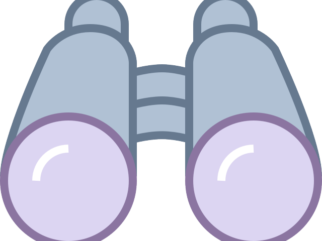 Lens Clipart Binoculars (640x480), Png Download