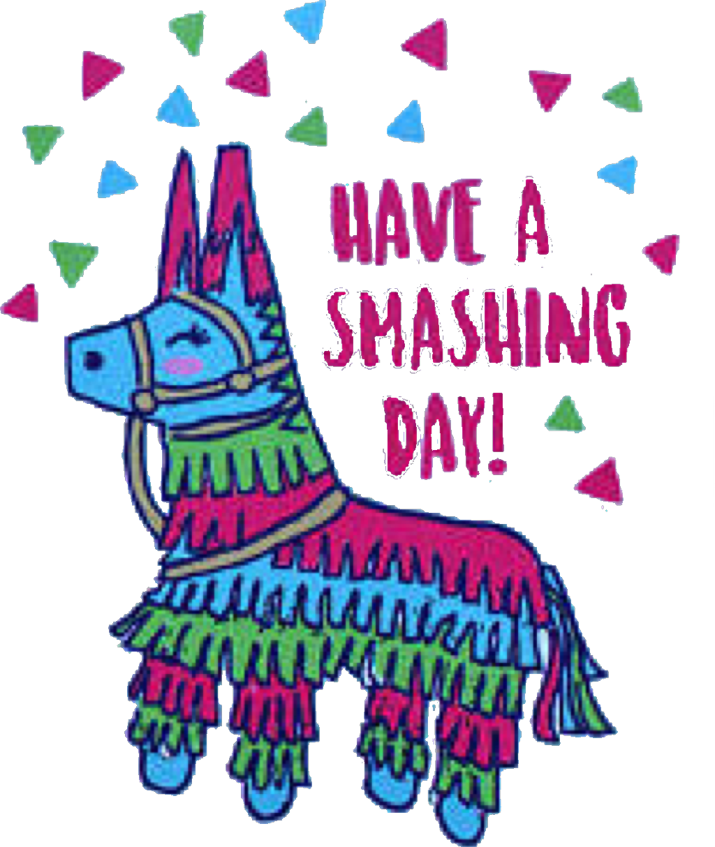 #pinata #llama #pow #freetoedit - Mexican Birthday Cards (1024x1214), Png Download
