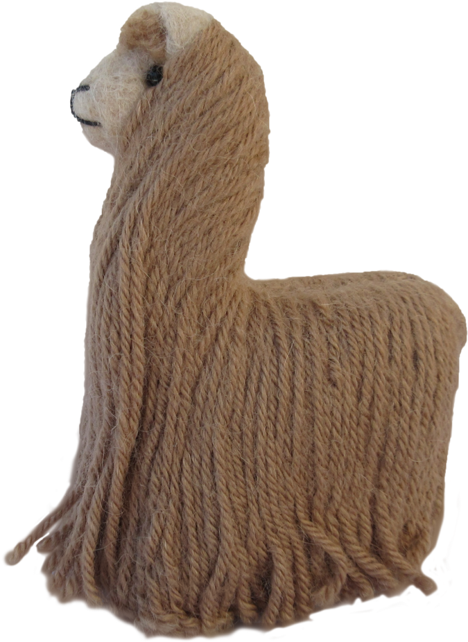 Alpaca Suri 5" Felted Figures (819x1024), Png Download