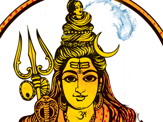 Krishna Clipart Parvathi - Lord Shiva Logo Png (640x480), Png Download