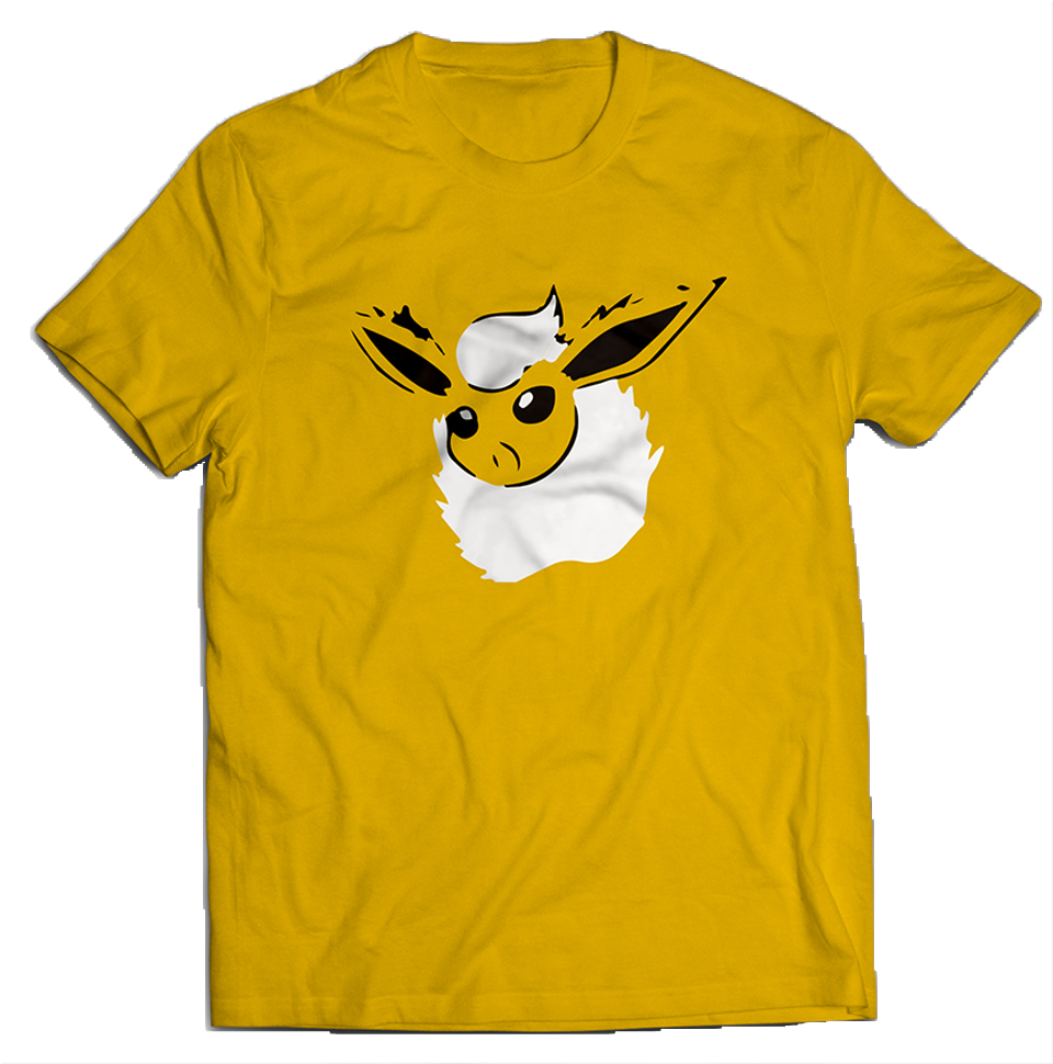 Flareon Pokemon - T-shirt (971x971), Png Download