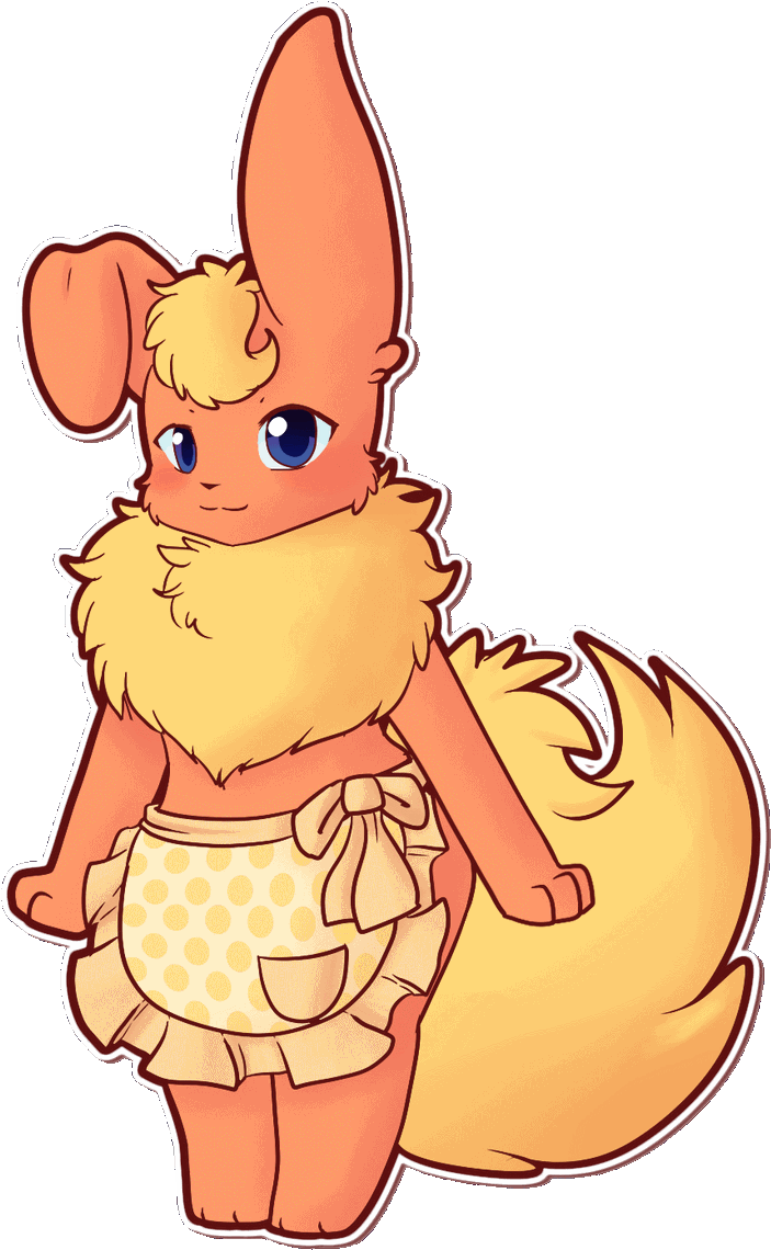 Scruffyeevee - Cartoon (839x1200), Png Download