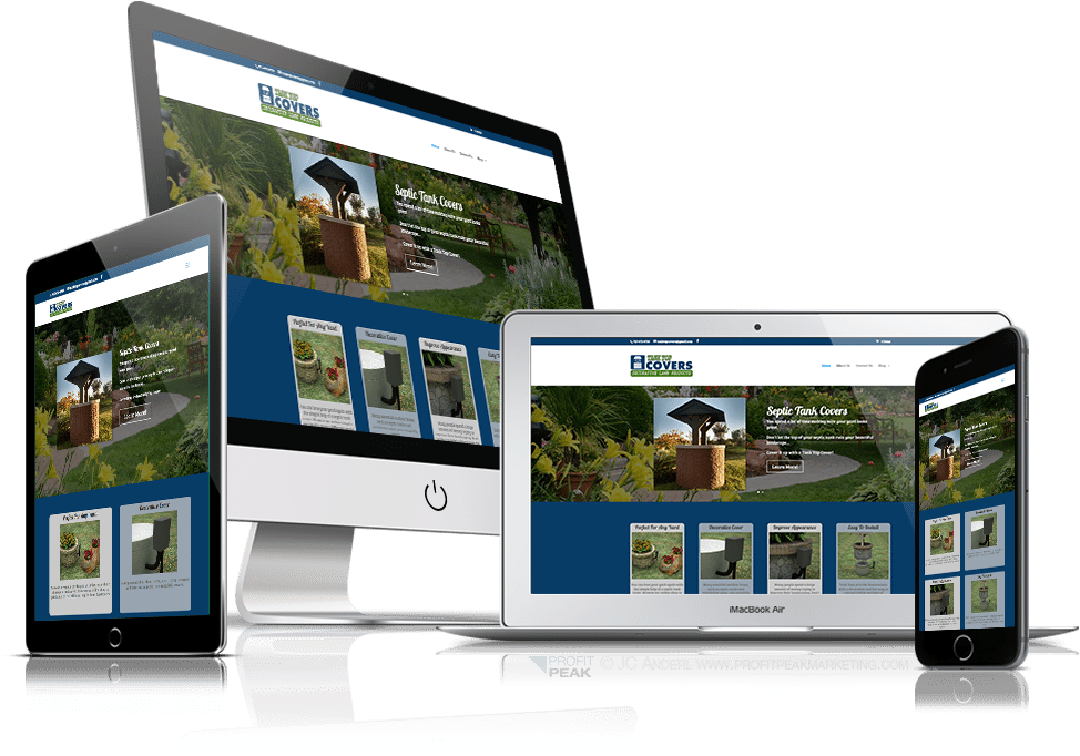 Responsive Website For Garden Supply Company - Online Advertising (1080x721), Png Download