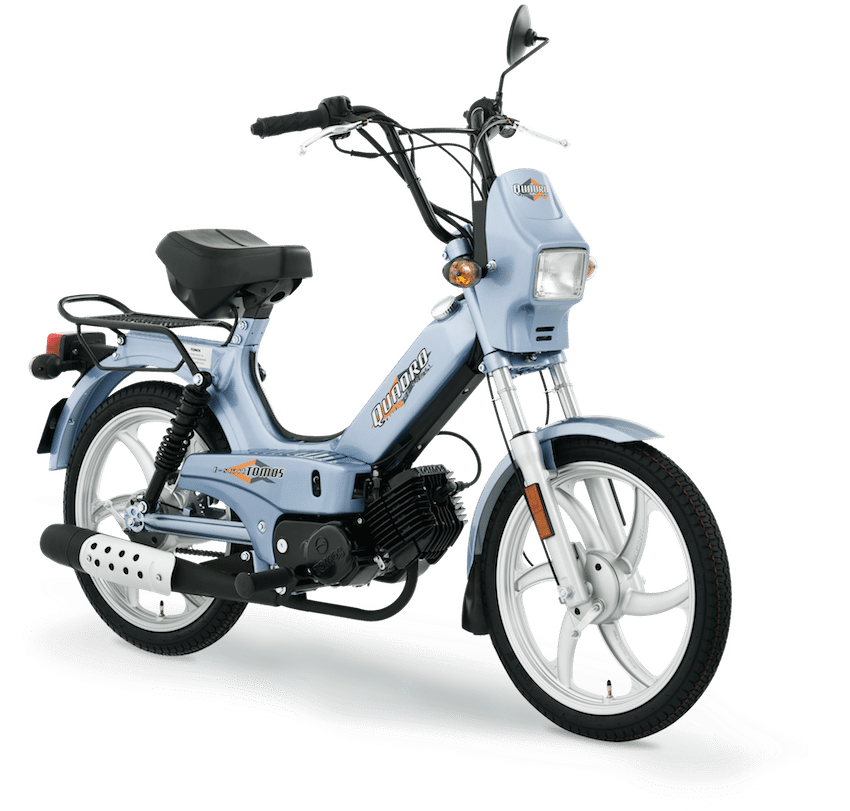 On A Two-wheeler With Turn Indicators - Tomos Standard (1000x869), Png Download