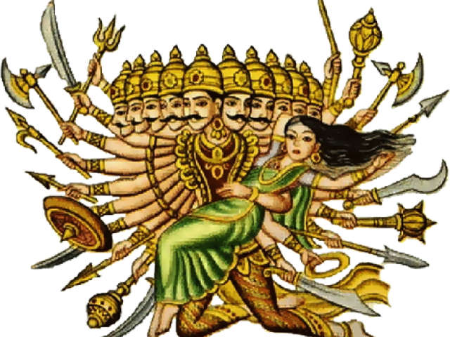 Ravana Clipart Costume - Lord Ravana (640x480), Png Download