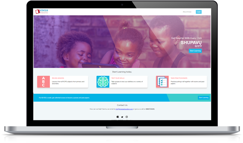 Eneza Education - Personal Computer (1000x592), Png Download