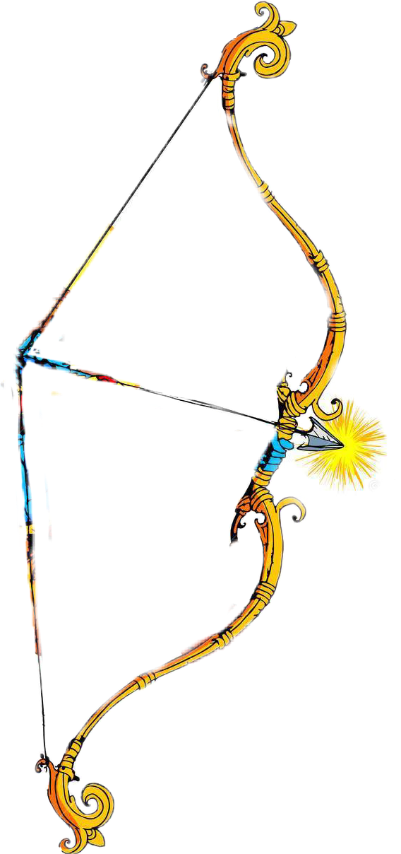 शान्ति अमन के इस देश से अब, - Hindu Bow And Arrow (568x1208), Png Download