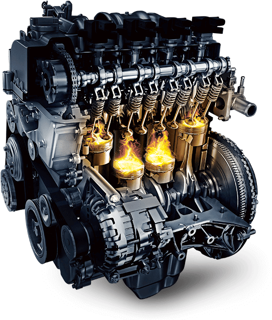 Download Efficient Powertrain Engine PNG Image with No Background