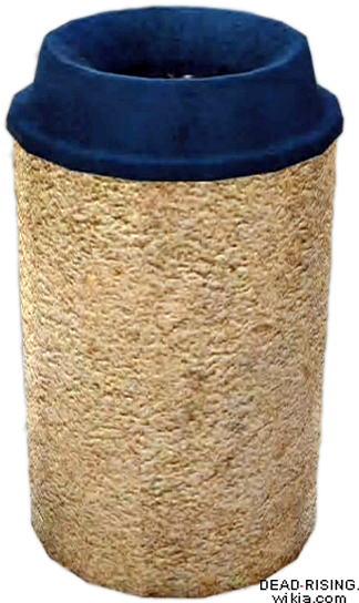 Dead Rising Garbage Can - Dead Rising (324x561), Png Download