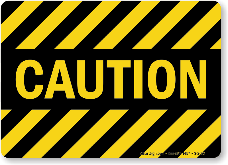 With Machine Hazard Sign - Smartsign By Lyle Smartsign Plastic Osha Safety Sign, (800x579), Png Download