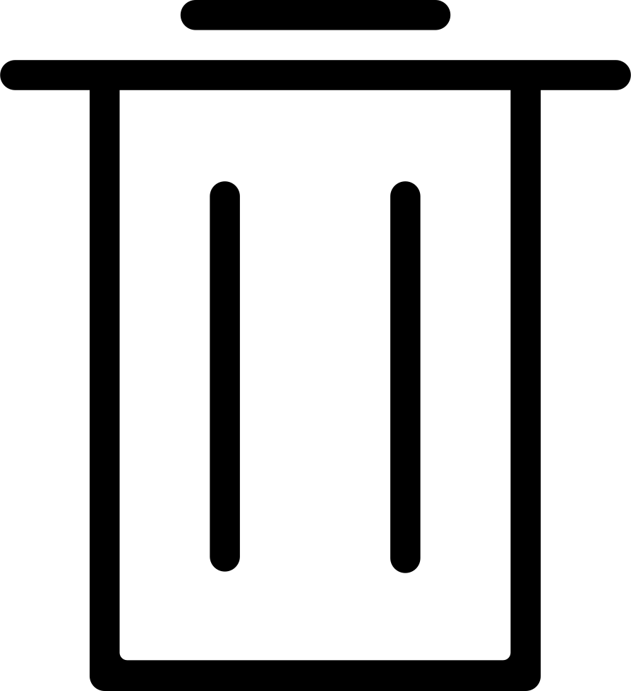 System Garbage Can (894x980), Png Download