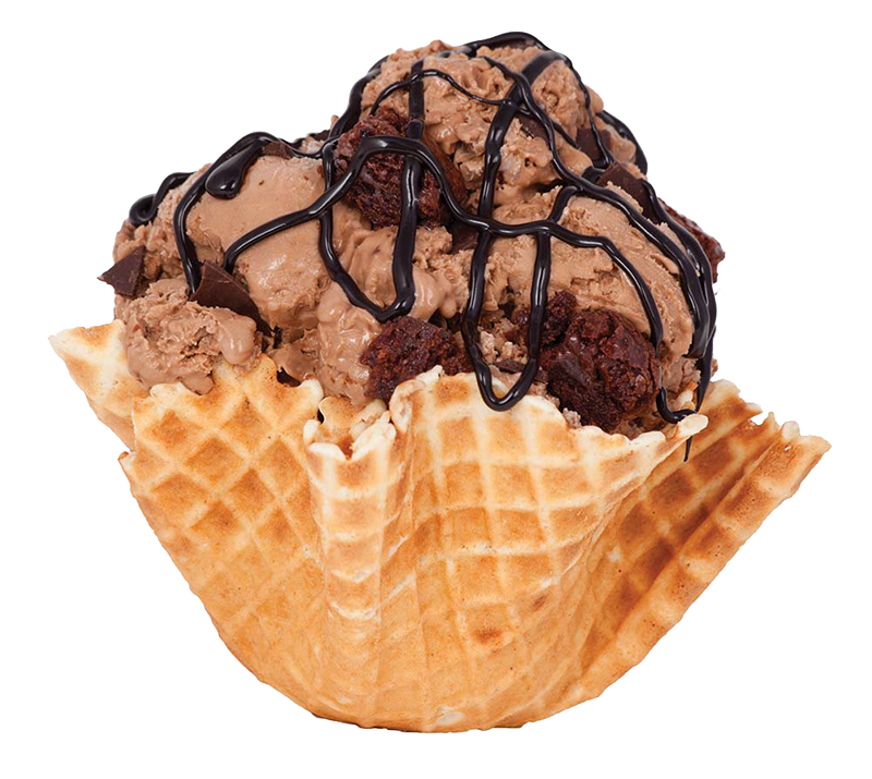 Wafer Ice Cream Transparent Background Png - Waffle Cup Ice Cream (800x715), Png Download