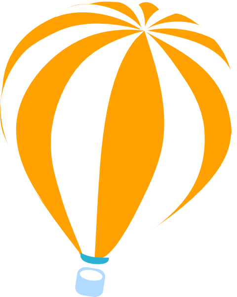 Hot Air Balloon Svg Clip Arts 480 X 600 Px (480x600), Png Download