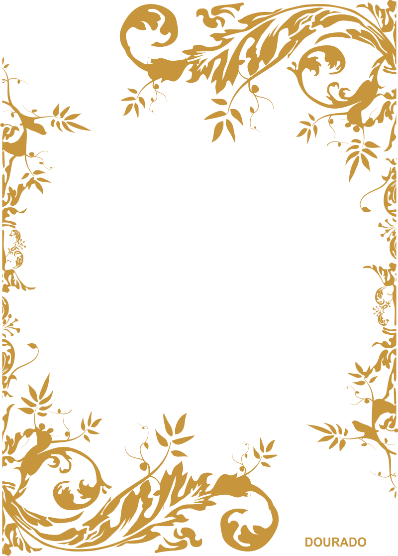 Molduras Arabescos - Pesquisa Google - Molduras Para Convite De Casamento Dourada (800x1116), Png Download