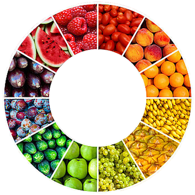 Frutas Y Verduras Para Emprenderfrutas Y Verduras Png - Colorful Fruit And Vegetables (419x454), Png Download