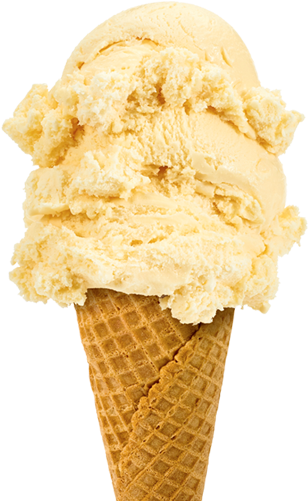 Vanilla Ice Cream Cone Png (340x500), Png Download