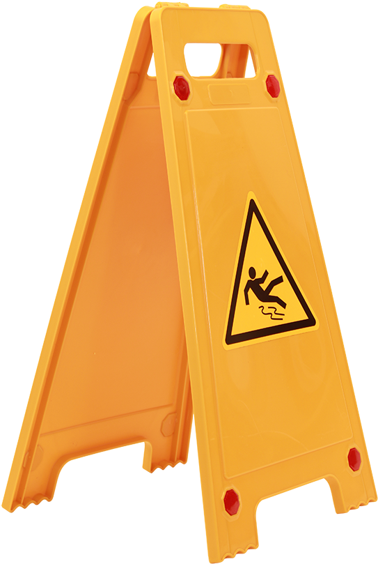 Chevalet Signalisation Sol Glissant (683x1024), Png Download