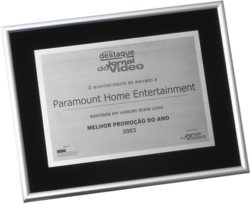 Certifiqually Brindes Especiais - Placa De Homenagem Com Moldura (640x480), Png Download