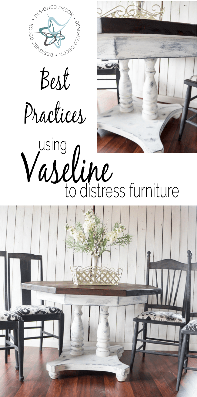 Vaseline Distressed Furniture - Furniture (650x1306), Png Download