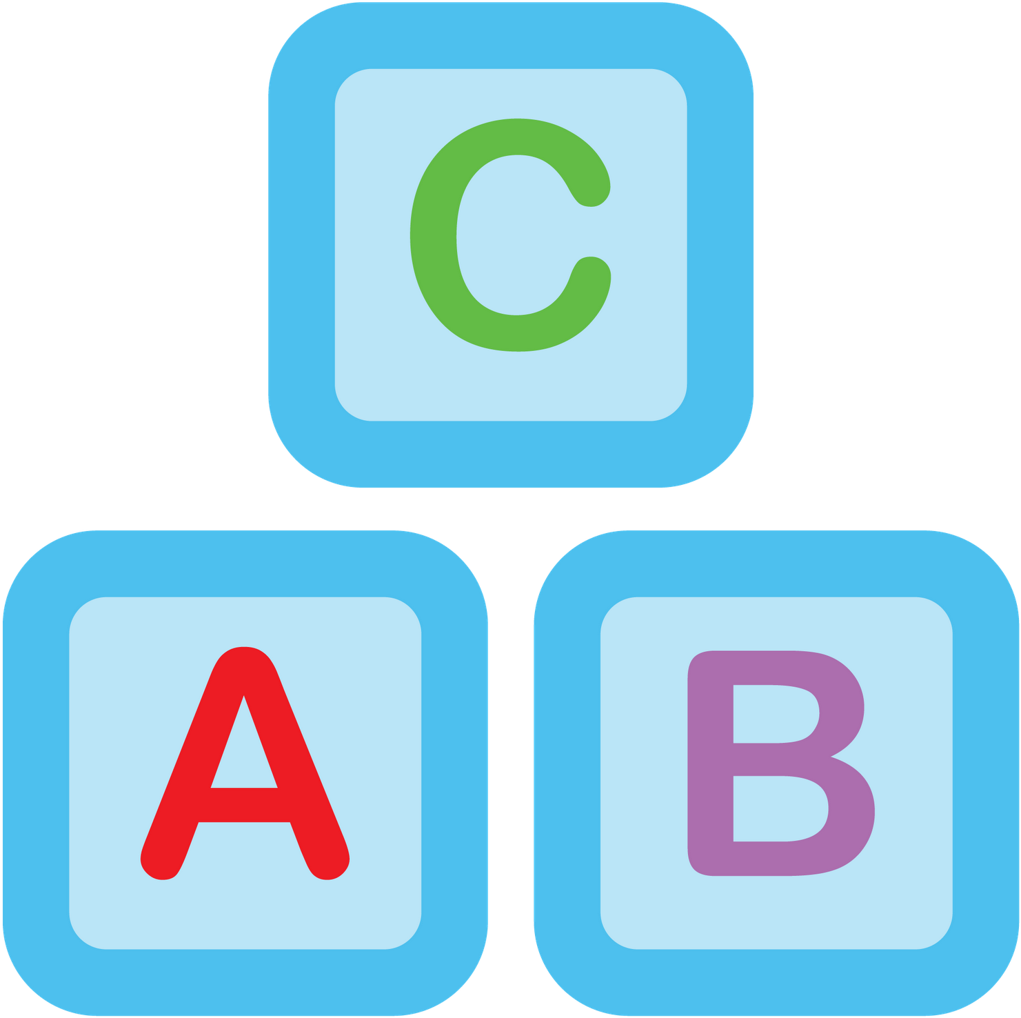 Cubos De Letras Png - Cubos Con Letras Png (1600x1600), Png Download