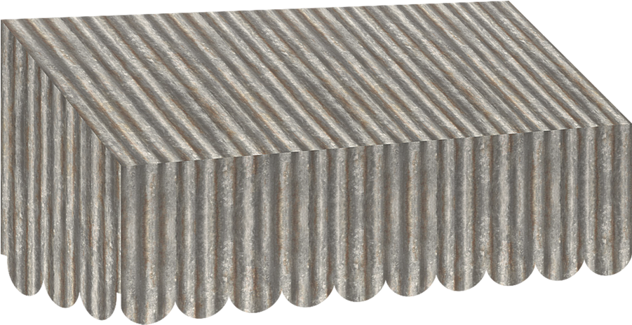 Tcr77180 Corrugated Metal Awning Image - Teacher Created Resources Corrugated Metal Awning (900x900), Png Download
