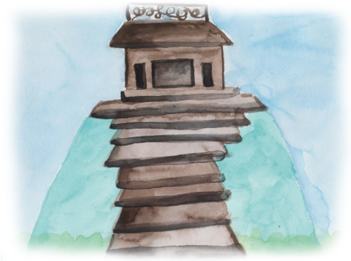 Diosa Luna Xcaret02 - Xcaret Park (500x400), Png Download