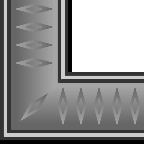 This Free Clipart Png Design Of Rpg Map Graphite Border (600x600), Png Download