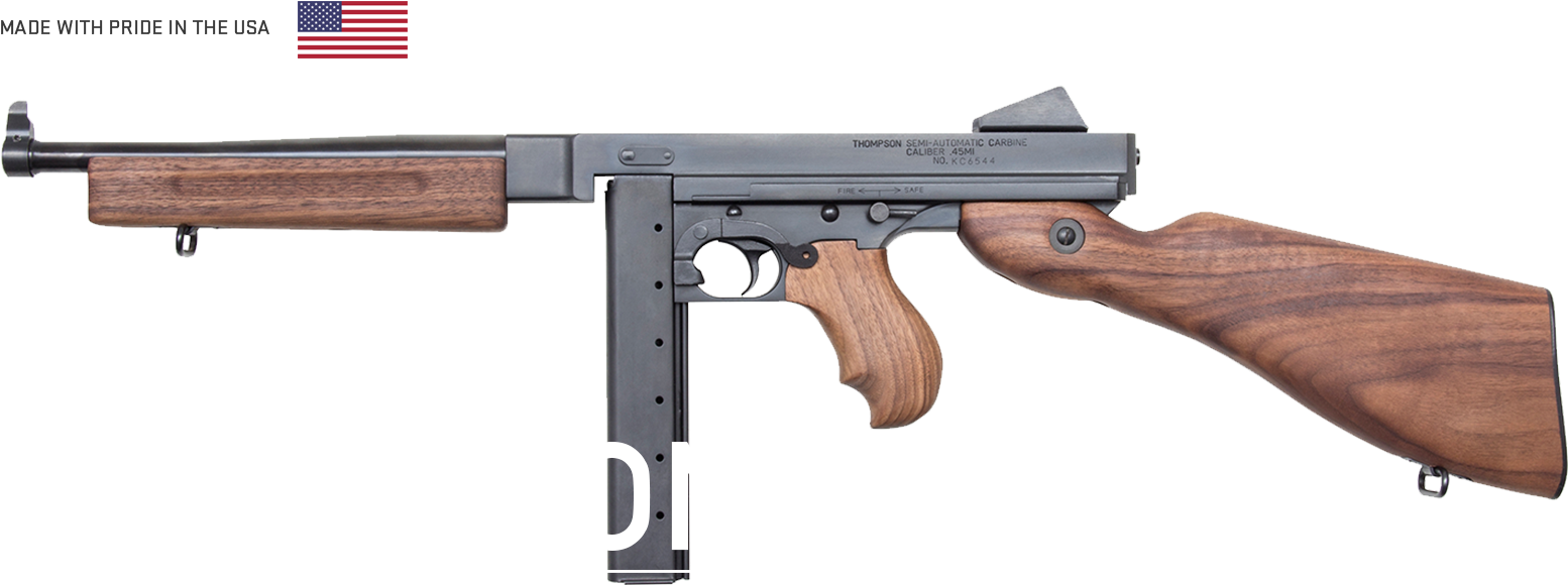 Thompson Sbrs - Auto Ordnance Thompson Sbr (1827x683), Png Download