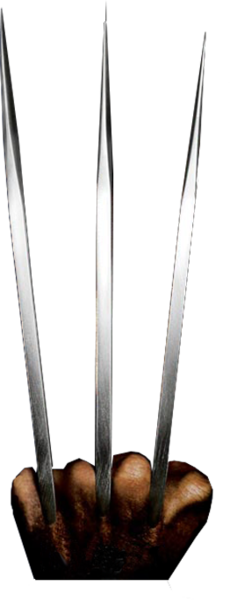 Claws Psd Official Psds - Wolverine Claws Transparent (230x600), Png Download