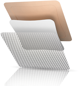 Hydrocolloid Dressing With Border - Beauty (380x340), Png Download