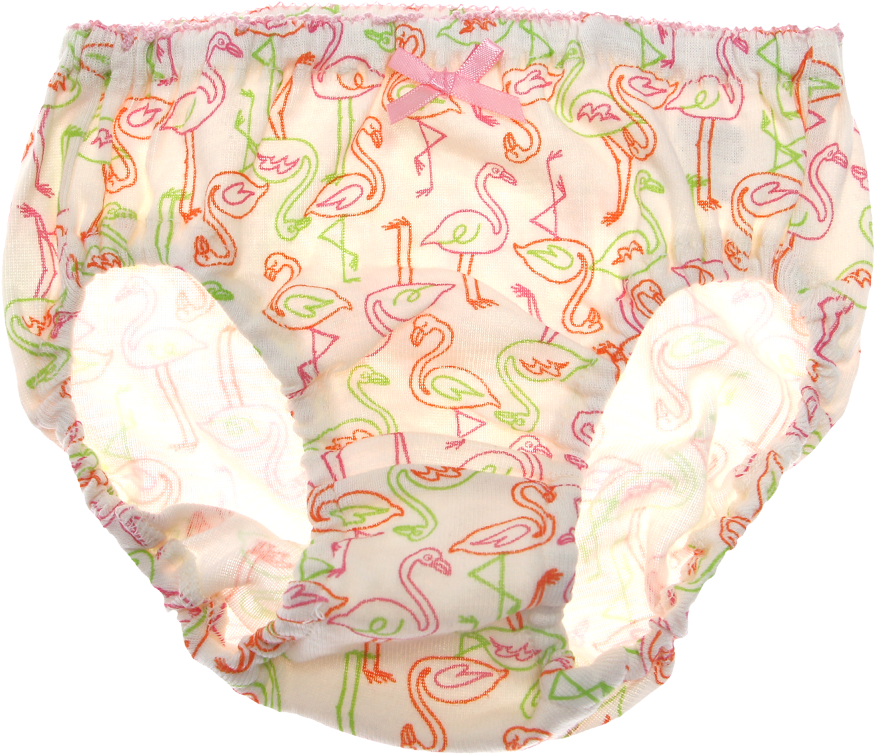 Girls' Flamingo Graphic Underwear - Undergarment (1000x1000), Png Download