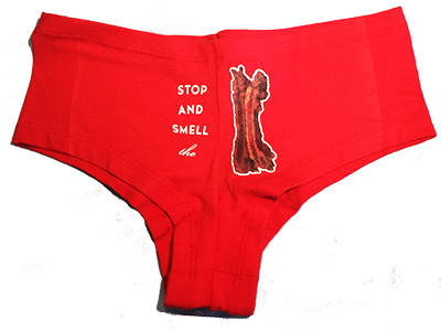 Bacon Scented Underwear (400x300), Png Download